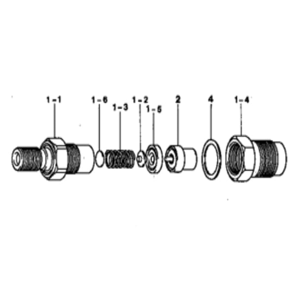 MD126135 Heavy Duty Fuel Injector Nozzle & Holder Assembly for Mitsubishi 4D68/4D68AC Engine