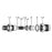 4Pcs Fuel Injector Assembly MD126135 093500-3760 for Mitsubishi 4D68/4D68AC Engine