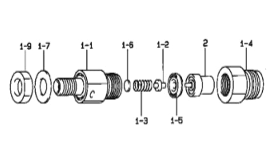 MM432674 Heavy Duty Fuel Injector Nozzle Holder Assembly for Mitsubishi K2AS Engine