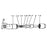 4Pcs Fuel Injector Assembly ME006253 093500-4550 for Mitsubishi 4DR6-T Engine