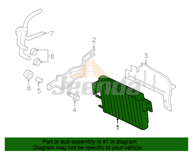 Free Shipping Oil Cooler 2920A024 for 2007-2013 Mitsubishi Outlander GT 3.0L V6 - Gas