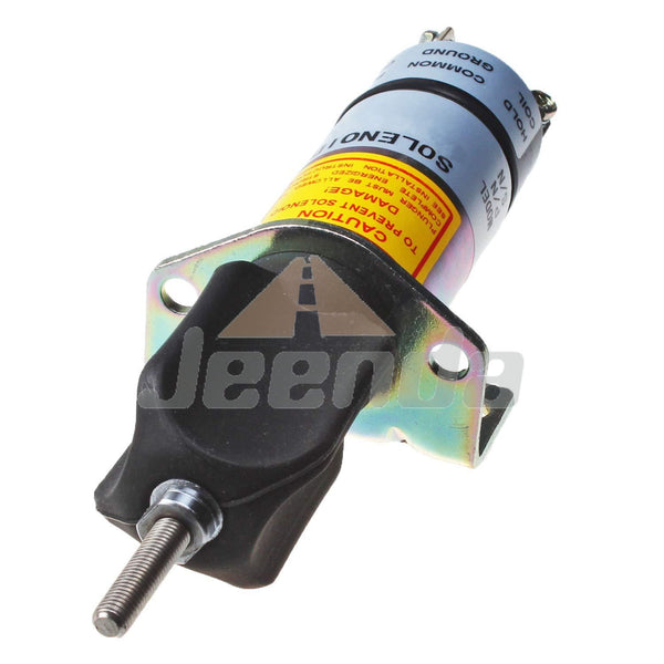 Diesel Stop Solenoid 1500-2040 1502-12C2U1B1S1 12V with 2 Terminals for Woodward 1500 Series