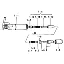 4Pcs Fuel Injector Assembly ME017260 093500-5730 for Mitsubishi 4D35 Engine