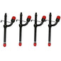 4PCS Fuel Injector AR90024 RE37503 for John Deere 450 455 490 493 495 510 510B 550 2140 2155 2250 2255 2555 2650 2750