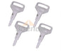 JEENDA Ignition Key 36919-75190 3691975190 S8077 for Kubota L  M Series Tractor L3600DT L4200DT L4200F M100XDTC M4900 M5040DTC M6040DTC M8200 RTV1100 L3600 L4200