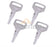 JEENDA Ignition Key 36919-75190 3691975190 S8077 for Kubota L  M Series Tractor L3600DT L4200DT L4200F M100XDTC M4900 M5040DTC M6040DTC M8200 RTV1100 L3600 L4200