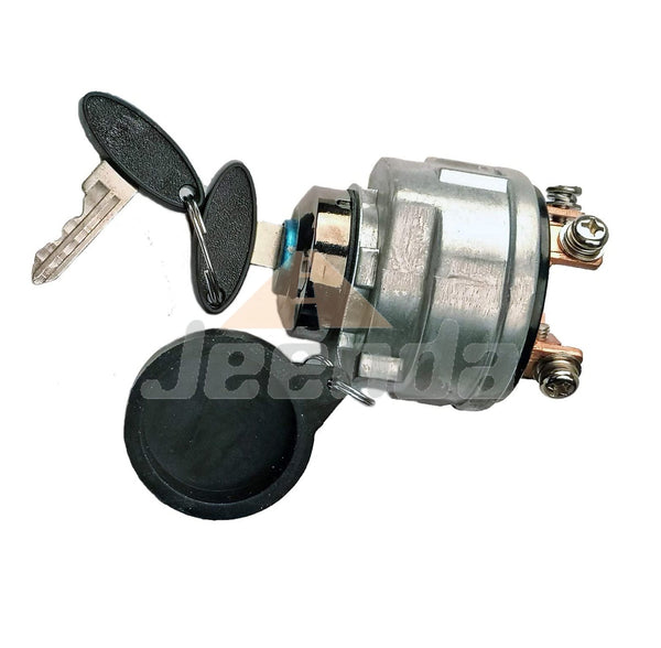 Jeenda Ignition Switch with 2 PCS Keys 5 Terminals for Kubota Compact Tractor B4200 B5100 B5200 B20 B8200 B9200 B20 B6100 B9200HST B8200DP B8200HST 66711-55130 6671155130