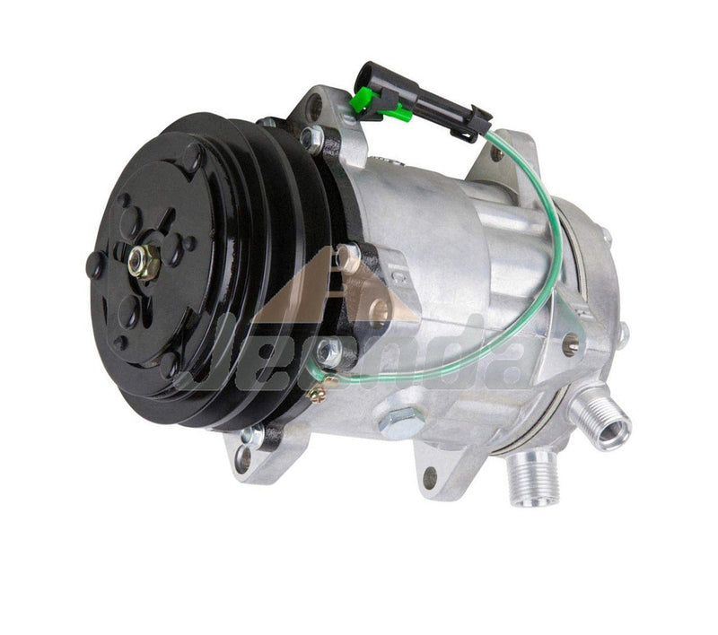 JEENDA New A/C Compressor 11007857 24V 132mm for Volvo VI Truck Wheel Loaders SD7H15 SD709 EC280 EC340 EC390 EL70C L120C