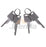 JEENDA 6PCS Ignition Keys 6693241 6693241 compatible with Bobcat Skid Steer Loader Excavator Tractor Toolcat 751 753 763 773 863 873 883 963 S590 S220 S250 S300 S330 A220 A300 S100 S130 S150 S160 S175 S185 S205