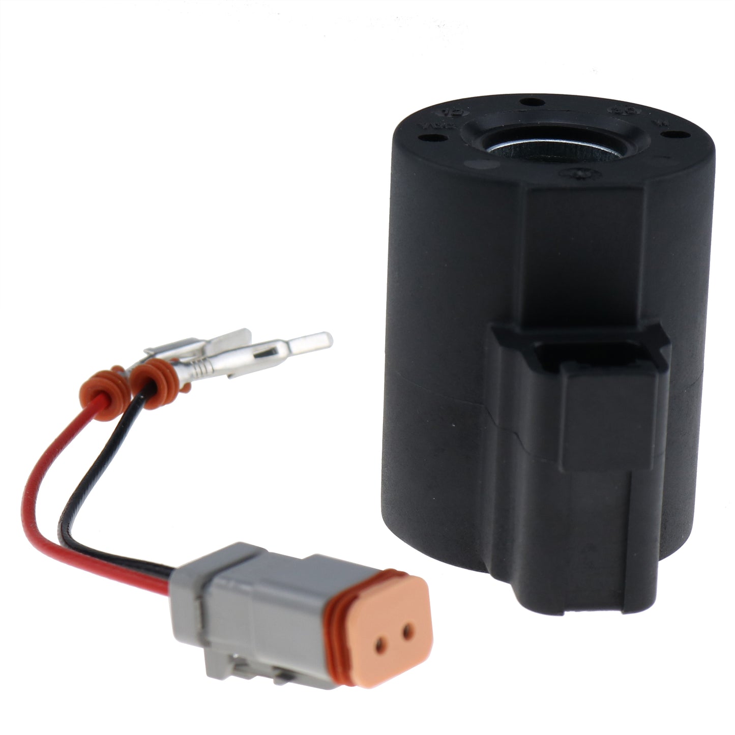 JEENDA Valve Solenoid 87456900 190443A1 134126 Compatible with Case Construction Industrial 570LXT 570MXT 580L 580M 580 Super L 580 Super M 585G 586G 588G 590 Super L 590 Super M Carraro New Holland LV80 U80