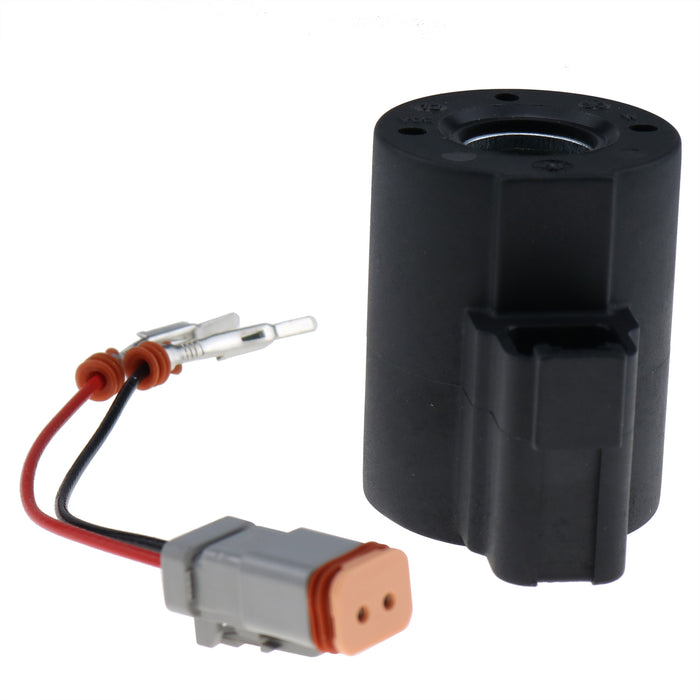 JEENDA Valve Solenoid 87456900 190443A1 134126 Compatible with Case Construction Industrial 570LXT 570MXT 580L 580M 580 Super L 580 Super M 585G 586G 588G 590 Super L 590 Super M Carraro New Holland LV80 U80