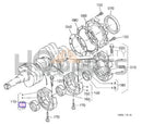 Metal Crankshaft 15861-2348-4 for Kubota J106 Z482-B-SEC-1