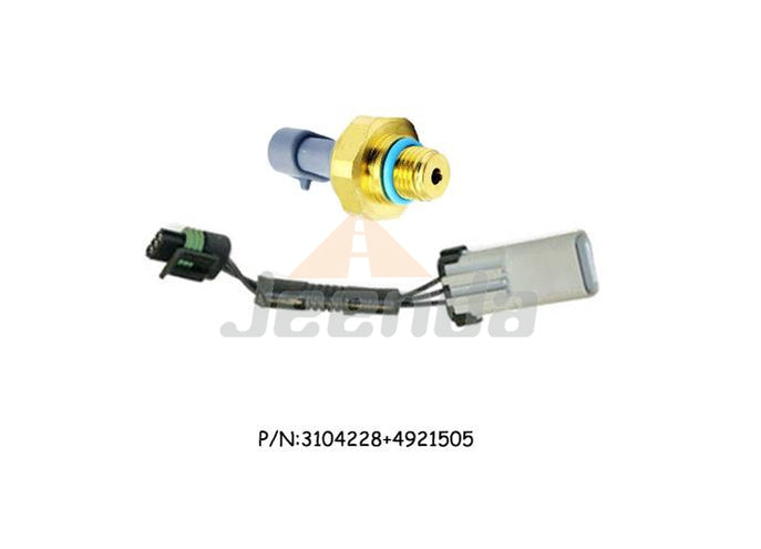 Jeenda Sensor and Adapter 3104228 4921505 for Cummins Dodge Ram 02 5.9L 24 Valve