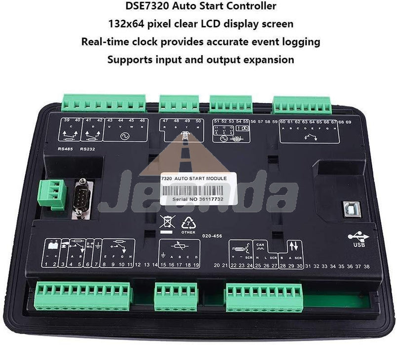 Free Shipping Jeenda Controller Control Module Panel DSE7320  with Manual-12 languages