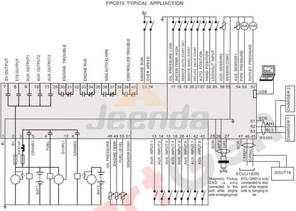 SmartGen FPC915 Diesel Driven Fire Pump Controller for fire pump systems