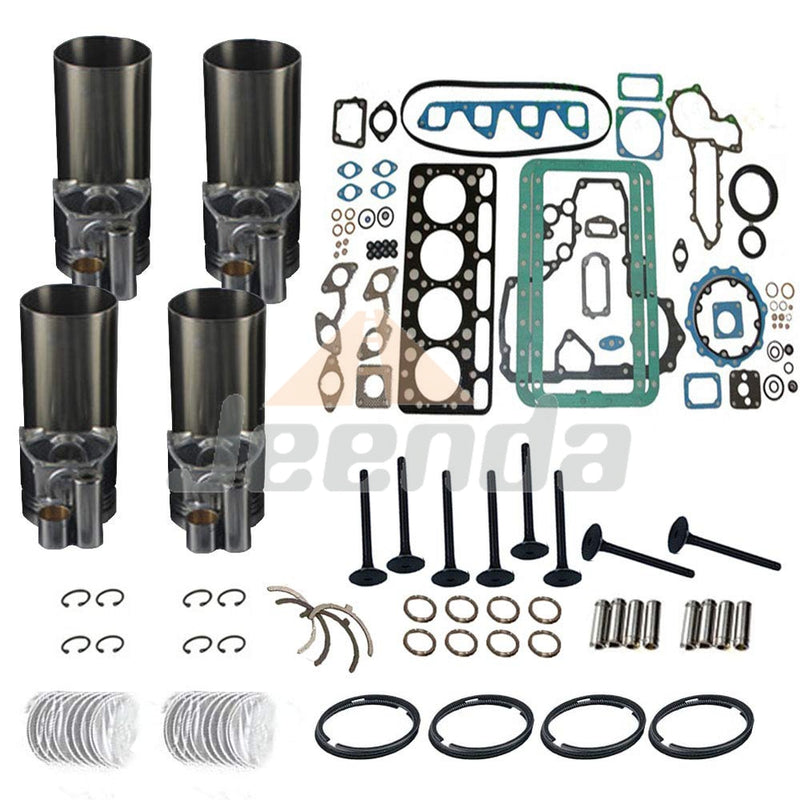 Free Shipping Overhaul Rebuild Kit 8-97095-585-0 8-97095-664-7 8-97146-520-2 8-97186-589-4 for Isuzu 4HF1 Diesel Engine Forklift Truck