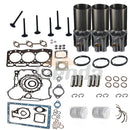 Free Shipping D1005 Overhaul Rebuild Kit STD with Liners for Kubota B21 B2100DT B2100HST-D B2100HST-DB B7500DT