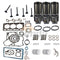 Free Shipping D1005 Overhaul Rebuild Kit STD with Liners for Kubota B21 B2100DT B2100HST-D B2100HST-DB B7500DT