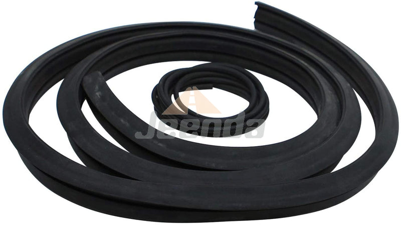 JEENDA Weather Window Strip Seal Cord 6675387 6554149 compatible with Bobcat Skid Steer Track Loader  T110 T140 T180 T190 T200 T250 T300 T320 751 753 763 773 863 873 883 963