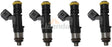 Free Shipping 4PCS Fuel Injector Nozzle 0280158821 0280158829 M02J1700X4 J1700-1 210lb 2200cc for LS3 LS7 Corvette C6 Z06 EV14