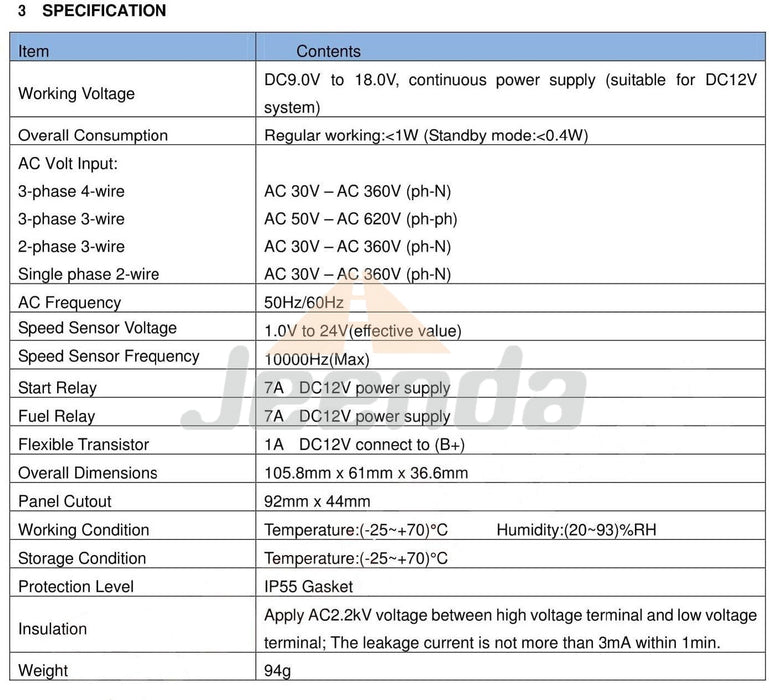 Free Shipping Smartgen MGC100 Manual Remote Start Generator Controller
