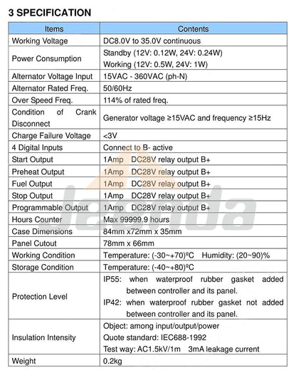 Free Shipping SmartGen HGM180HC Manual Start Generator Controller