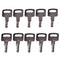 JEENDA 10PCS 455 Key Ignition compatible with Scissor Lift Boom Lifts Genie Skyjack Terex Snorkel Manlift Upright