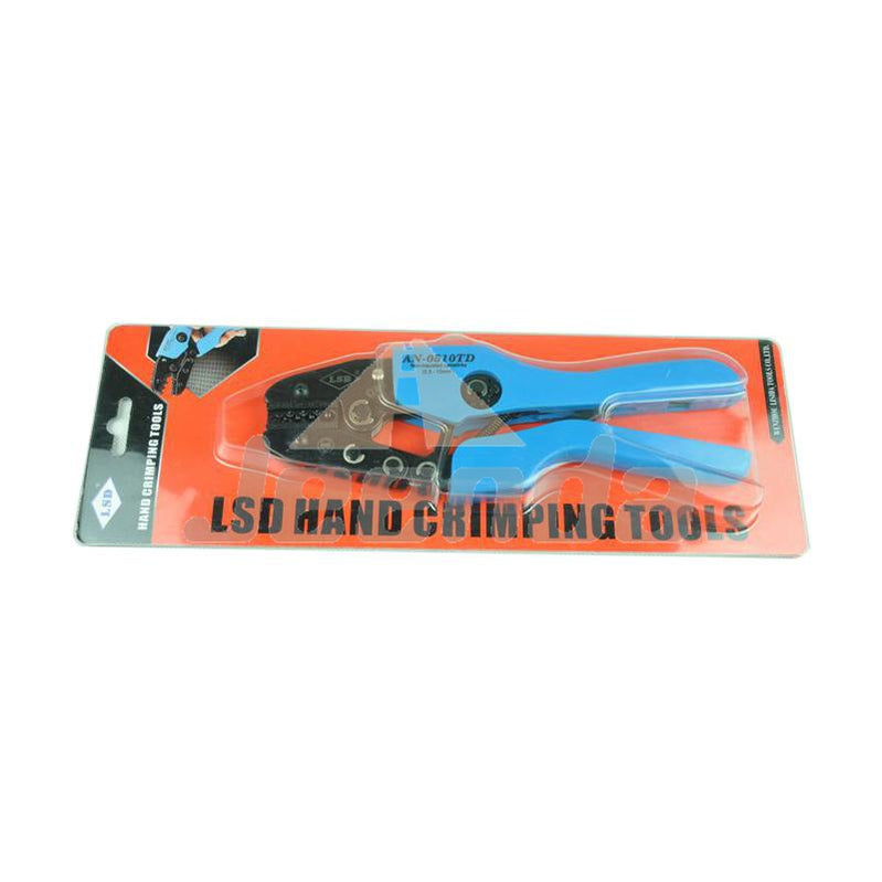 Jeenda AN-0510TD for 0.5-10mm2 Non-insulated Cable Crimper Carbon Steel Crimping Tool