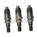 Jeenda 3PCS Fuel Injector 719255-53100 for Yanmar 3TN66L-UWD 3TNE74-MG 3TNE74-USR 3TNA72-USR