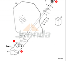 Free Shipping Windshield Wiper Motor Assembly 6679476 6677836 for Bobcat 751 753 763 773 863 864 873 883 963 A220 A300 S100 S130 S150 S160 S175 S185 S205 S220 S250 S300 S330 T110 T140 T180 T190 T200 T250 T300 T320