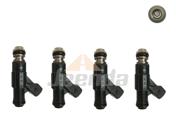 Free Shipping 4PCS Fuel Injector Nozzle 6PCS 0280155734 with 4 Holes for 1997-1998 Ford Explorer 1998 Mercury Mountaineer 4.0L V6 97JF-BA 97JFBA