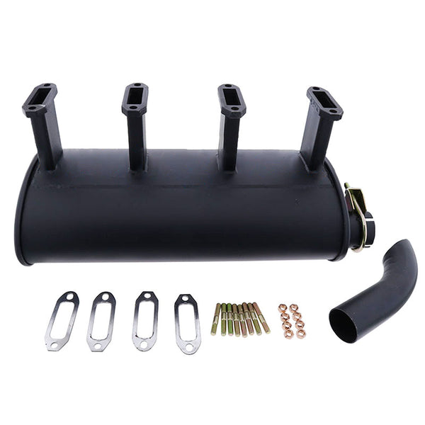 JEENDA Manifold Muffler Exhaust Silencer Kit 04191237 02247489 Compatible with Deutz Allis Fahr 912 913 914 Engine 4 Cylinder