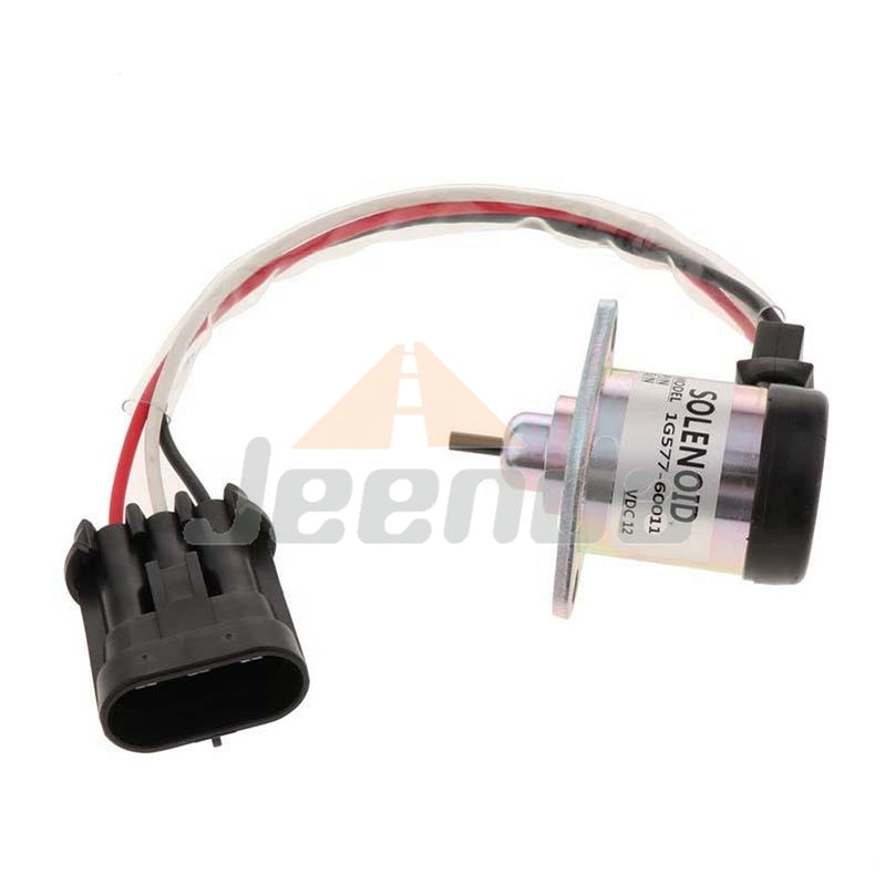 Free Shipping Stop Solenoid 6689034 1G577-60010 1G577-60011 12V for Bobcat Skid Steer Loader S850 S750 T750 T320 A770 S330 T770 S220 T2250 S250 T300 V417 T870 A300 S770 S300 6689034 Kubota