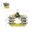 Jeenda Rotating Diode Kit B525570-2 B525571-2 B526482-2 for Marathon 740 Series ZX100 200  XT-1-25F 10A XT-1-40F 7A XT-1-40F 12A 0732
