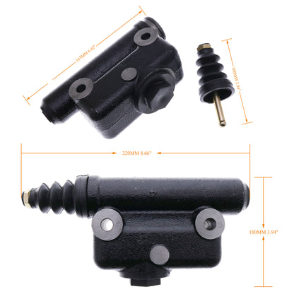 JEENDA Brake Master Cylinder L25419 for Case Forklift 584D 584E 585D 585E 586D 480 480B 480C 580 580B 580C 470 570 1740 1530B