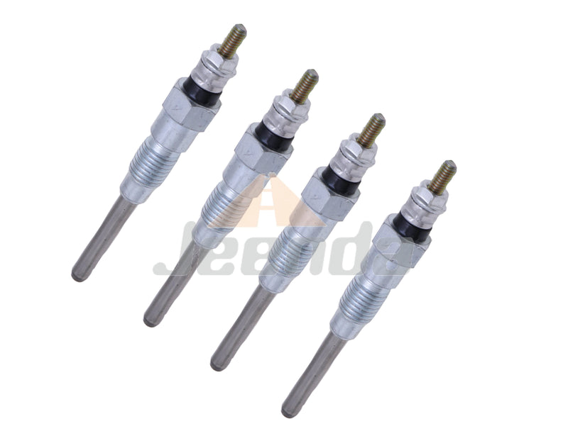 Jeenda 4PCS Glow Plug 6655233 for Bobcat Skid Steer Loader 334 753 773 763 7753 S160 S175 S185 S150 B330 BL370 BL470 BL570 645 743 S150 S160 T90 Kubota V2203 Scat Track 1300C 1300D 1500C 1500D Gehl SL4625