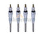 Jeenda 4PCS Glow Plug 19077-65510 19077-65511 for Kubota L Series V2203 KJT270FXSW KX121-2S KX121-3 KX121-3S KX121-3ST KX161-2 KX131-3S R510 R520 R520S D1803 D1703 D1503 D1403