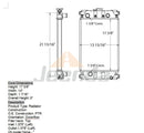 Free Shipping Generator Radiator TPN441 U45506590 for Perkins 403A-11 403D-11 403F-11 Engine