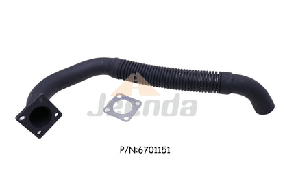 Exhaust Muffler Pipe with Gasket AK-6701151 6701151 for Bobcat S130 S150 S160 S175 S185 T140