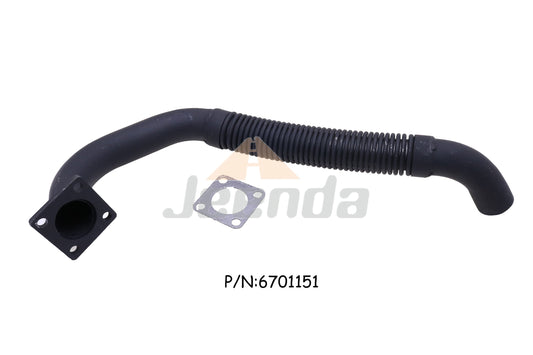 Exhaust Muffler Pipe with Gasket AK-6701151 6701151 for Bobcat S130 S150 S160 S175 S185 T140