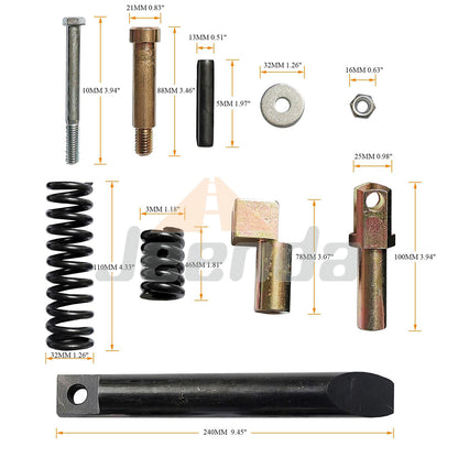 JEENDA Left and Right Hand Lever Kit 6724776 6724775 for Bobcat 751 753 763 773 7753 863 873 S130 S220 S250 S300 A220 A300 S100 S130 S150 S160 T110 630 631 632 641 642 643 645 653