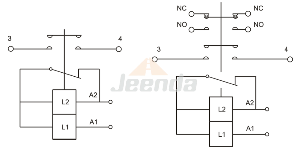 Free Shipping Main Contactor Solenoid MZJ-400A 48V 400A for Heavy Duty Golf Cart