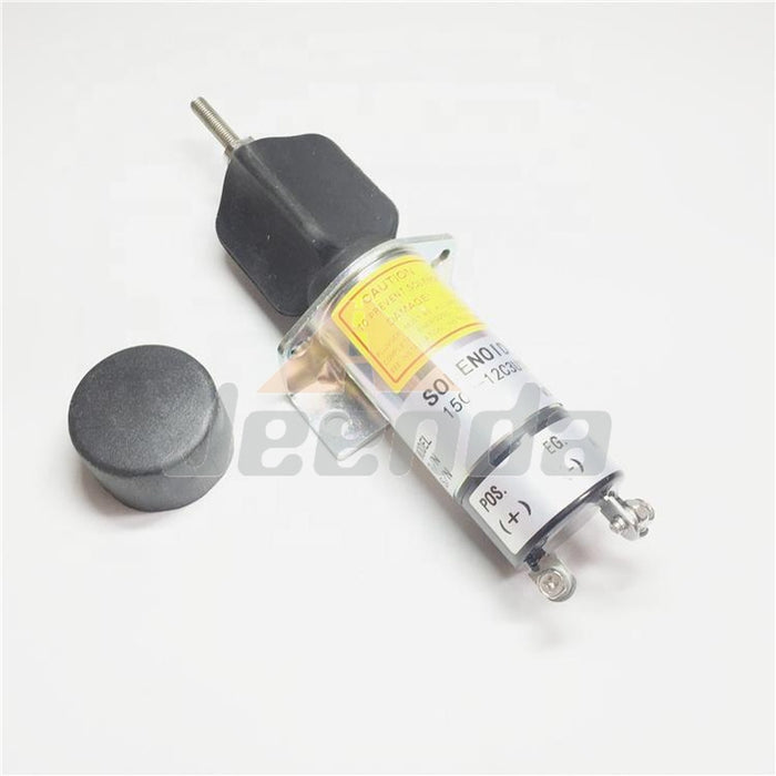 Free Shipping Stop Solenoid 1502-12C3U1B1S1A SA-5171 12V 3 Terminals for Woodward Kubota DF750