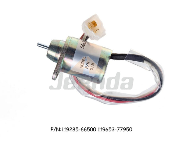 Jeenda Stop Solenoid for Yanmar Engine 119285-66500 119653-77950