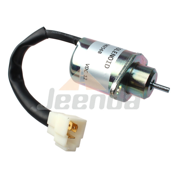 Jeenda Fuel Shutoff Solenoid 17594-6001-4 1503ES-12A5UC5S SA-4569-T for Kubota Yanmar SynchroStart 12V with 3 Pins