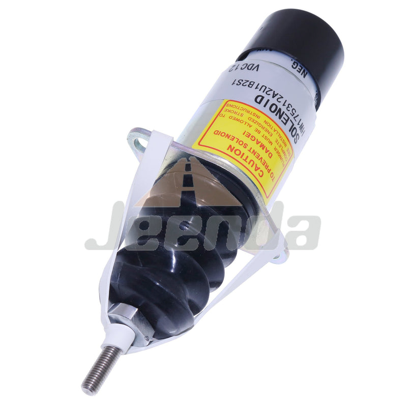 JEENDA Diesel Stop Solenoid 1700-2579 1753-12A2U1B2S1 12V for Woodward 1700 Series