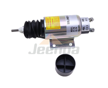 JEENDA Diesel Stop Solenoid 2000-4516 2001-12E3U1B2S1A 12V with 3 Terminals for Woodward 2000 Series Solenoid