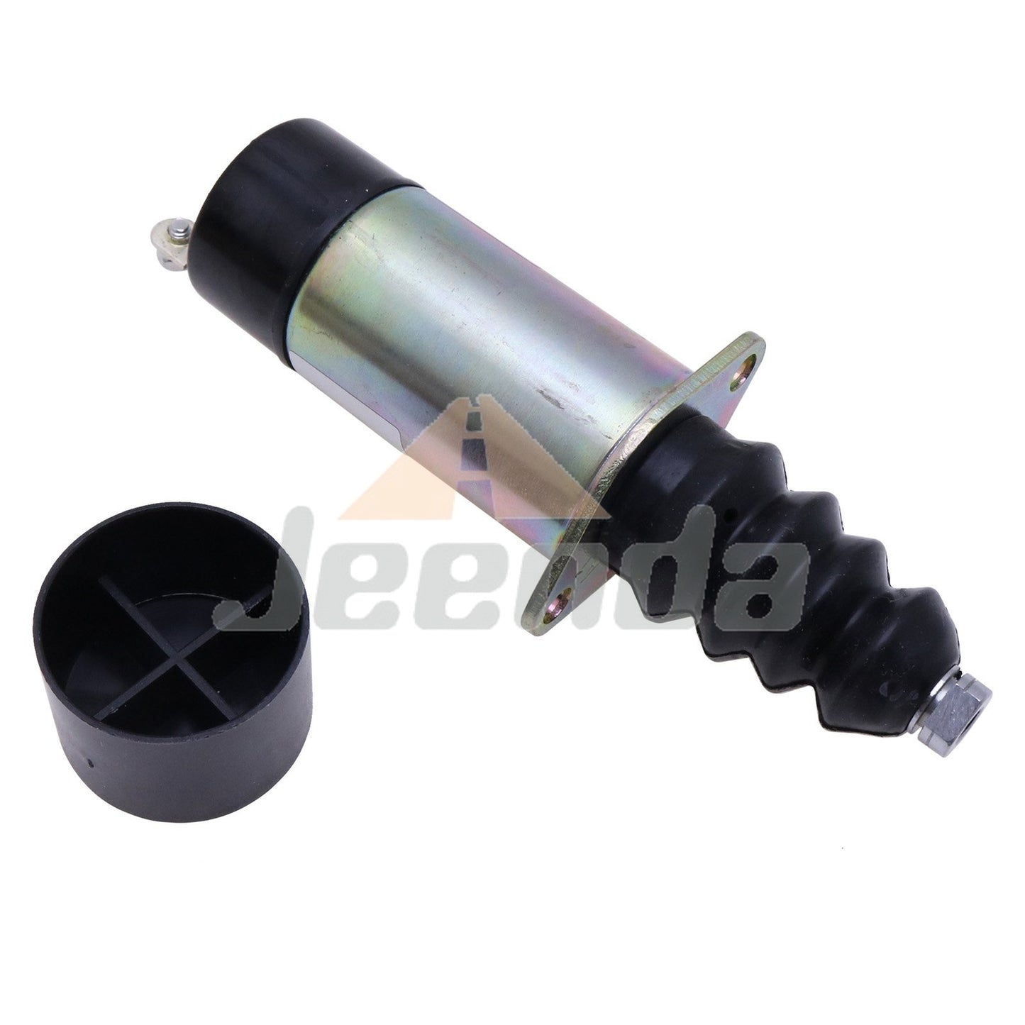 Jeenda Diesel Stop Solenoid SA-4826 1502-12D2U1B1S1 with 2 Terminals for Woodward 1500 Series 12V