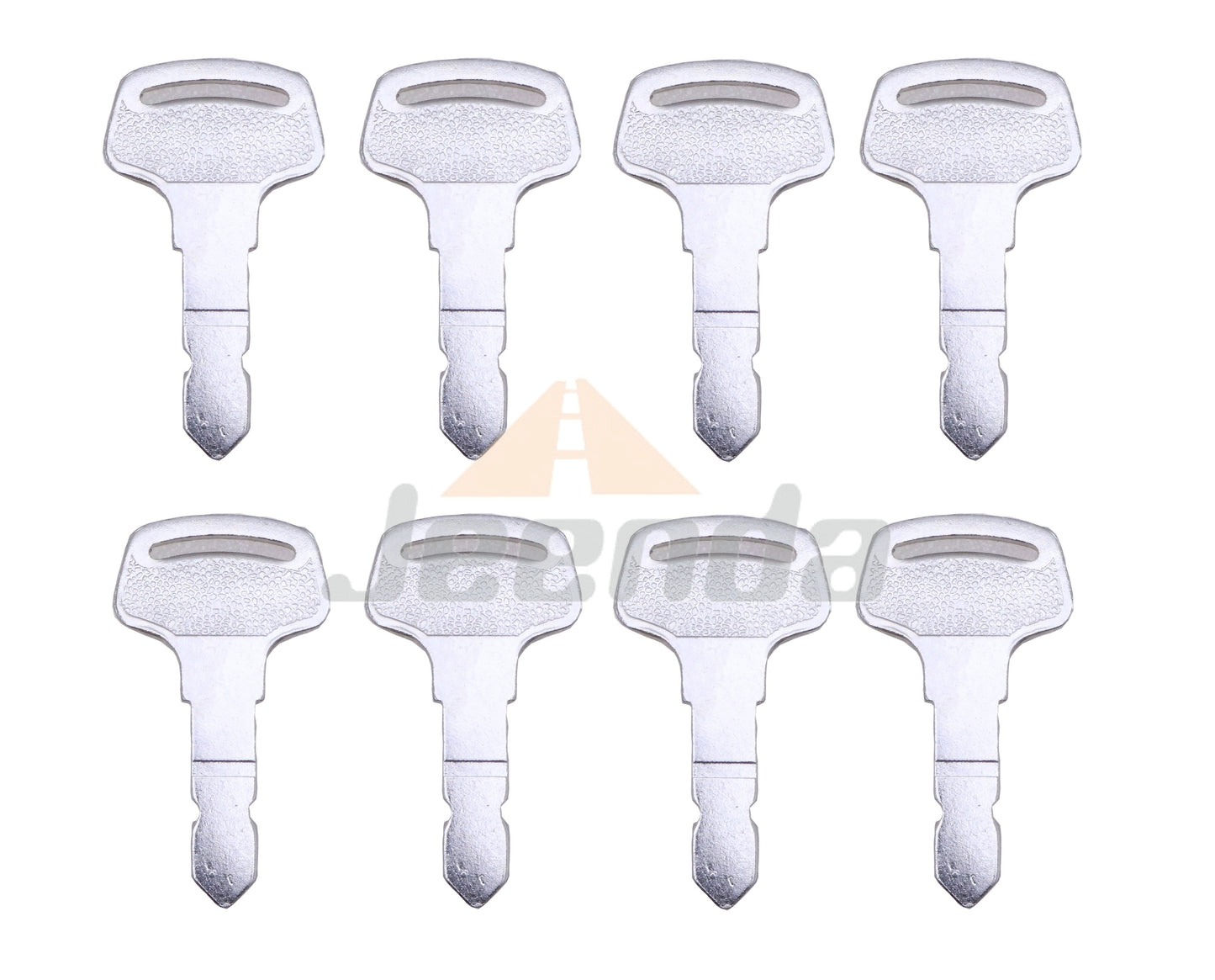 JEENDA 8PCS Ignition Key 15248-63700 compatible with Kubota B Series Tractor GL11000 lowboy II Generator Case New Holland T1010 T1030 T2410 T1510 TC21DA TZ22DA