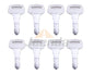 JEENDA 8PCS Ignition Key 15248-63700 compatible with Kubota B Series Tractor GL11000 lowboy II Generator Case New Holland T1010 T1030 T2410 T1510 TC21DA TZ22DA